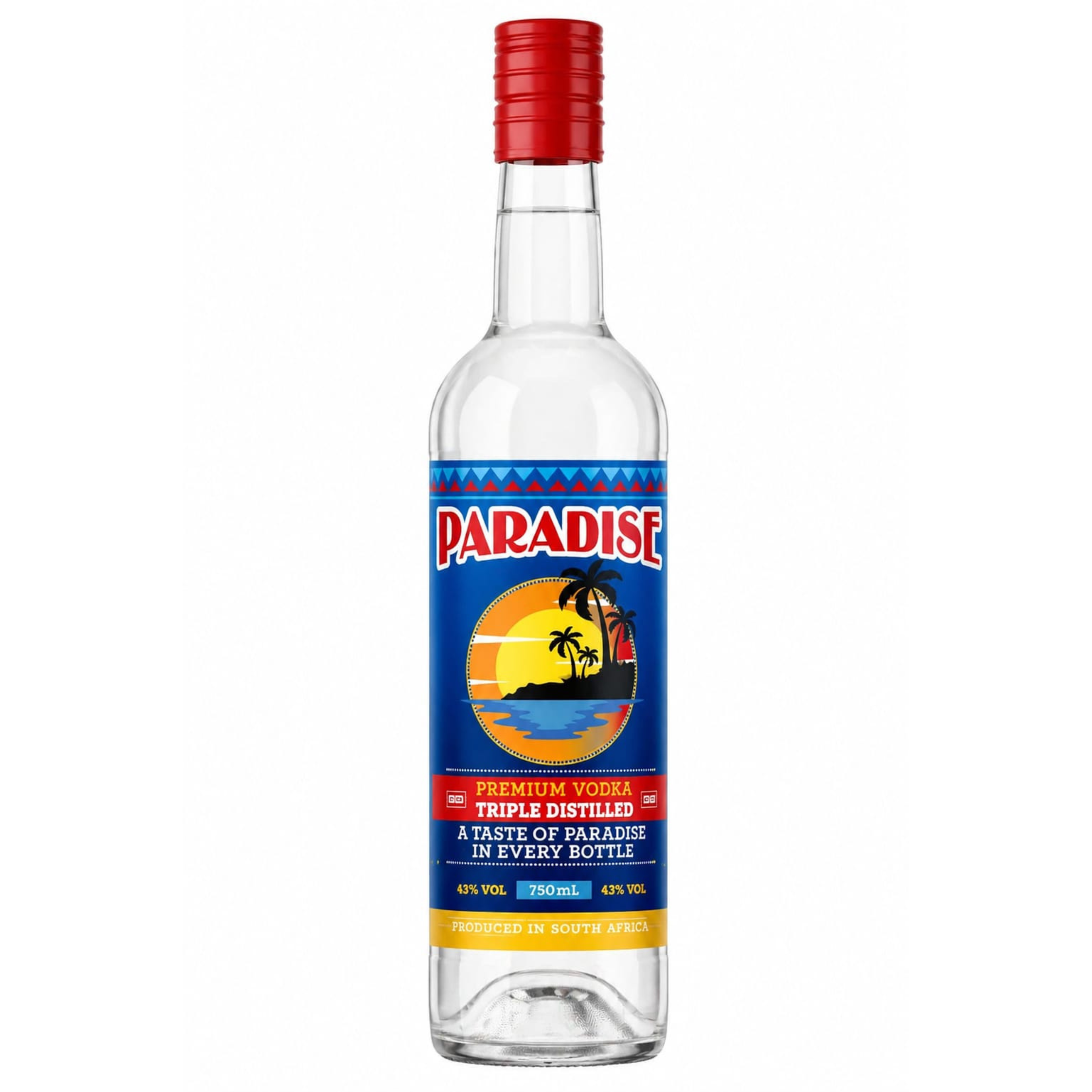 Paradise Vodka Triple Distilled 750ml