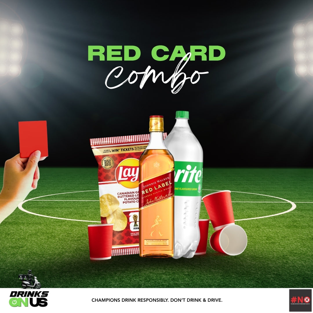 Red Card Combo - Whisky & Snack Bundle