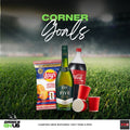 Corner Goals Brandy & Snack Combo